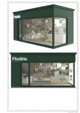 Chiosc metalic - florarie